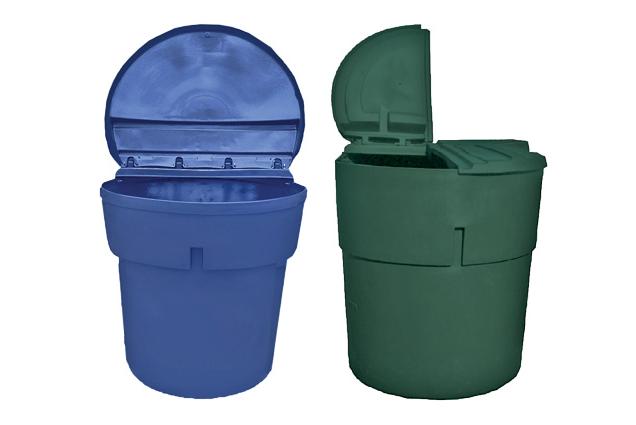 Round Refuse Cans